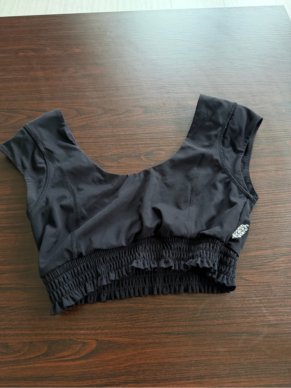 FP Movement by Free People Black Athletic Crop Sports Bra